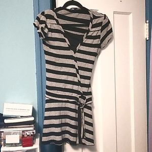 Stripped Fitted Party Shirt